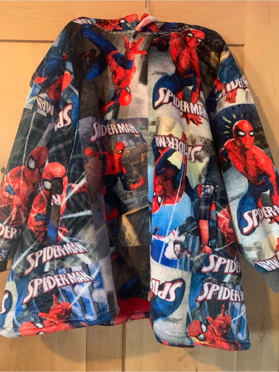 Marvel Other - Kid’s Oversized Marvel Spider-Man Plush Hooded Jacket